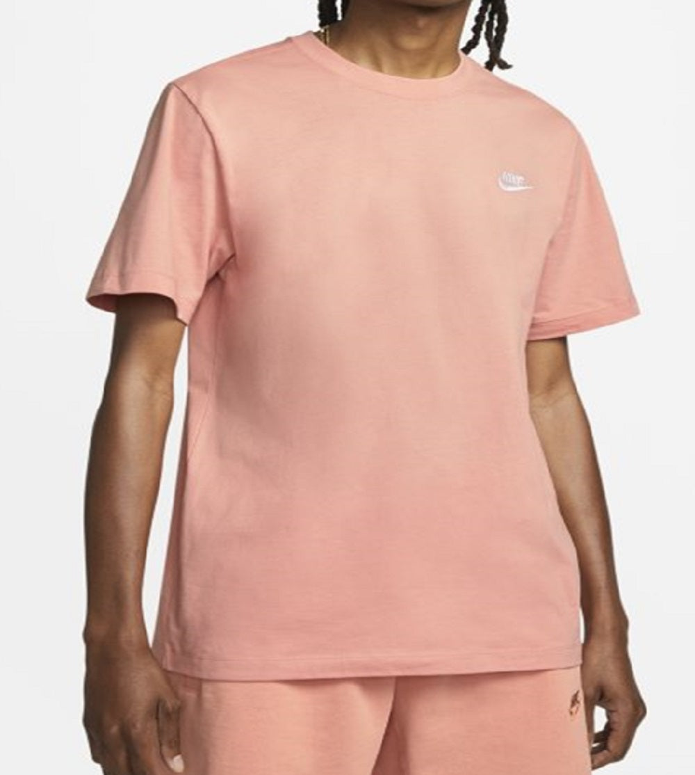 Camiseta Nike Club Masculina Rosa Tamanho M