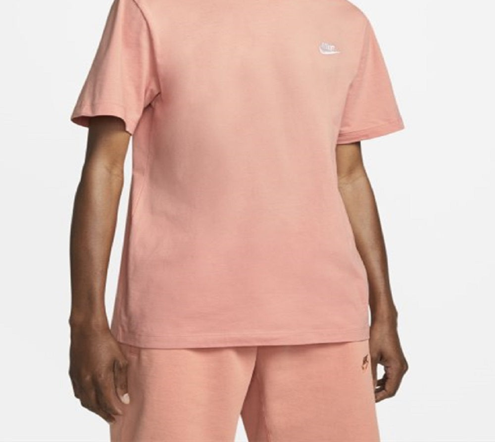 Camiseta Nike Club Masculina Rosa Tamanho M