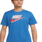 Camiseta Nike Futura Masculina Azul Tamanho Grande