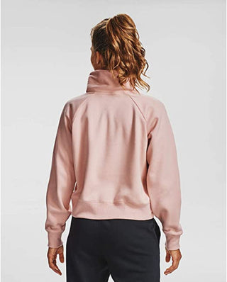 Moletom Under Armour Rival Fleece Feminino Rosa Tamanho Grande