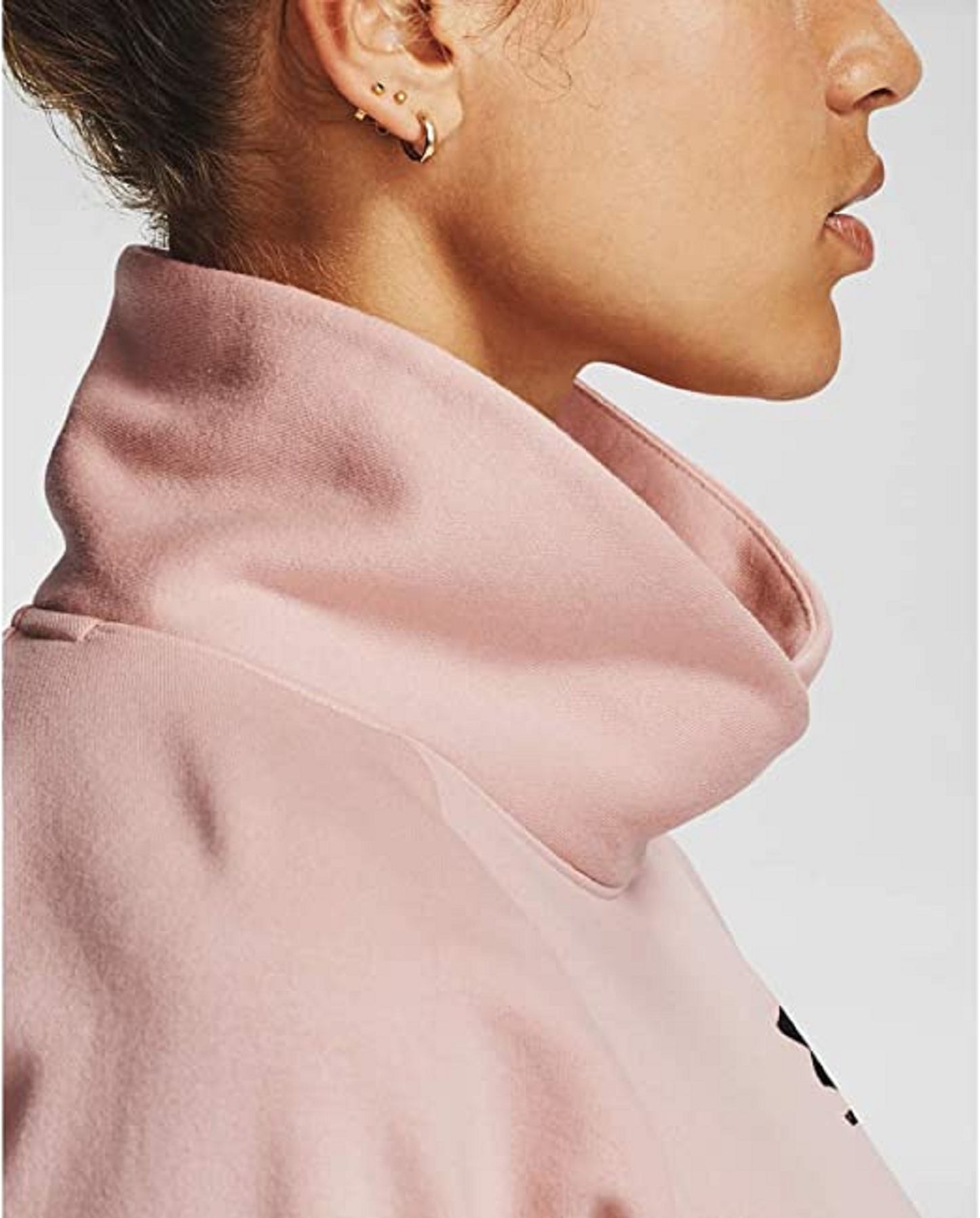 Moletom Under Armour Rival Fleece Feminino Rosa Tamanho Grande