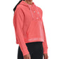 Under Armour Rival Fleece Mesh Hoodie Feminino Laranja Tamanho Grande