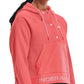 Under Armour Rival Fleece Mesh Hoodie Feminino Laranja Tamanho Grande