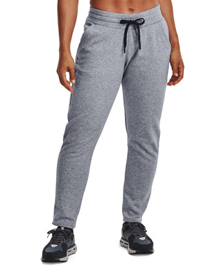 Calça Under Armour Rival Fleece Feminina Cinza Tamanho Médio