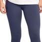 Calça legging feminina Under Armour Moisture Wicking, comprimento curto, com bolsos, elástica, cintura alta, azul, tamanho pequeno