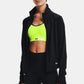 Calça legging Under Armour Meridian com cós canelado e cano alto para performance, preta, tamanho médio
