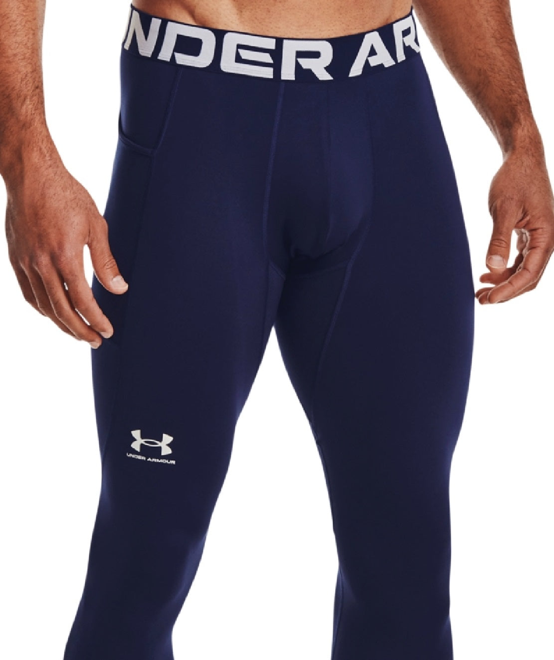 Calça Legging Under Armour CG Armour Performance Masculina Azul Tamanho P
