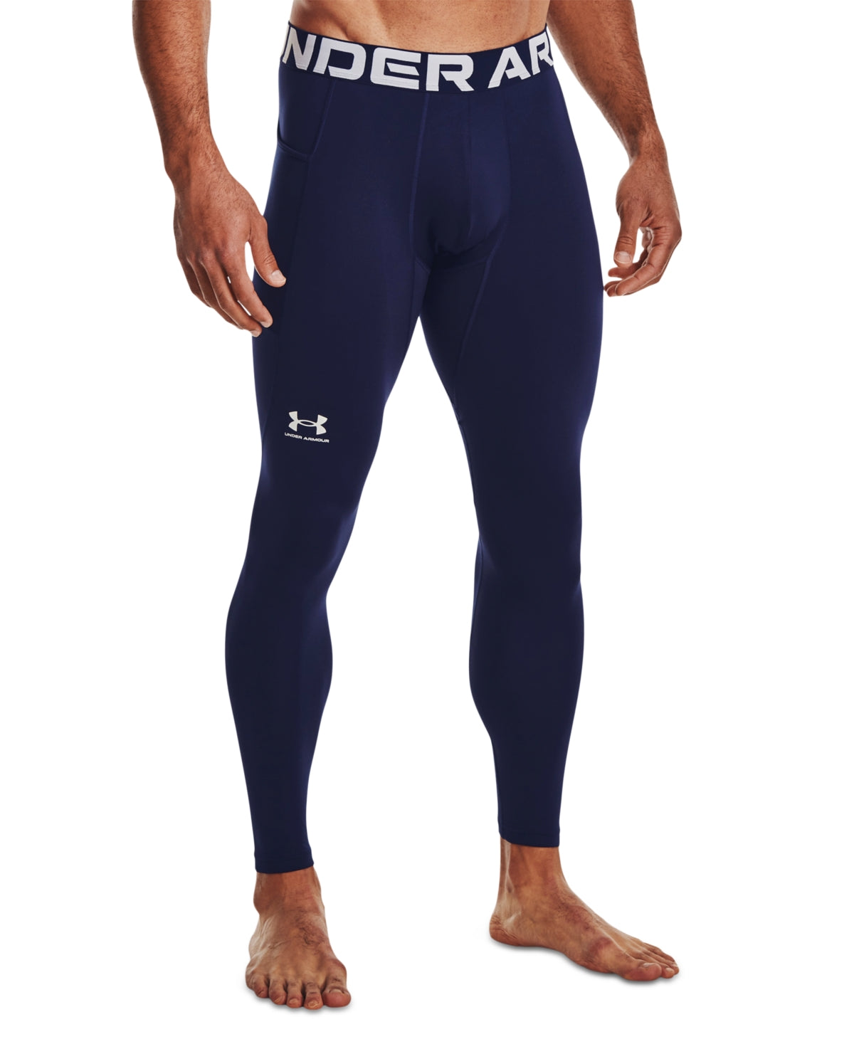 Calça Legging Under Armour CG Armour Performance Masculina Azul Tamanho P