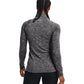 Camiseta Under Armour Tech Twist 1/2 Zip Feminina Cinza Tamanho Grande