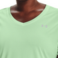 Camiseta Tech de manga curta feminina Under Armour, rosa, tamanho 3X
