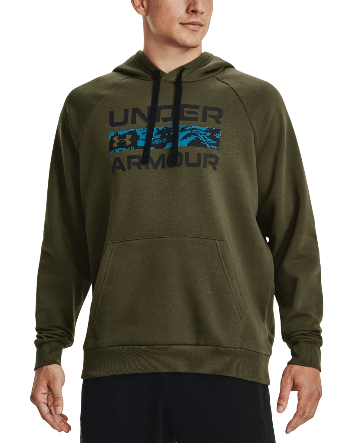 Moletom Under Armour Rival Signature Masculino Verde Tamanho 2XL