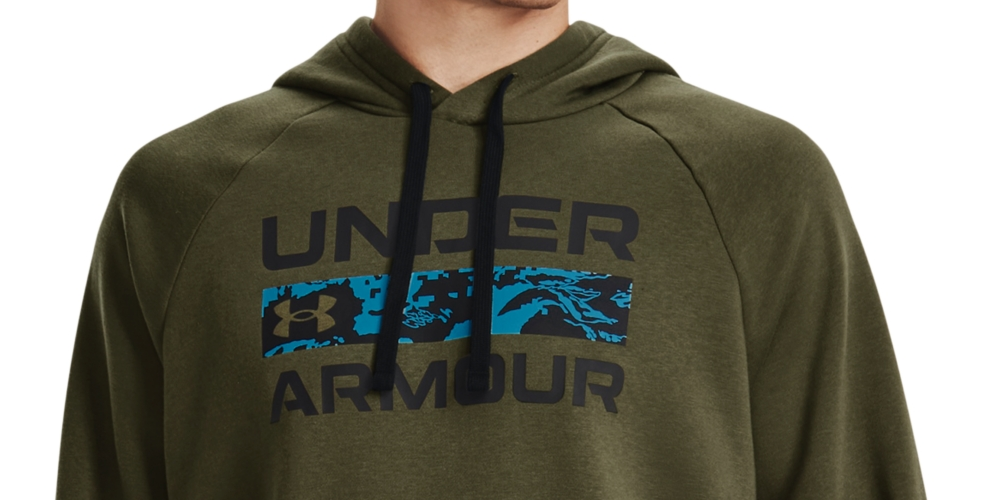 Moletom Under Armour Rival Signature Masculino Verde Tamanho 2XL