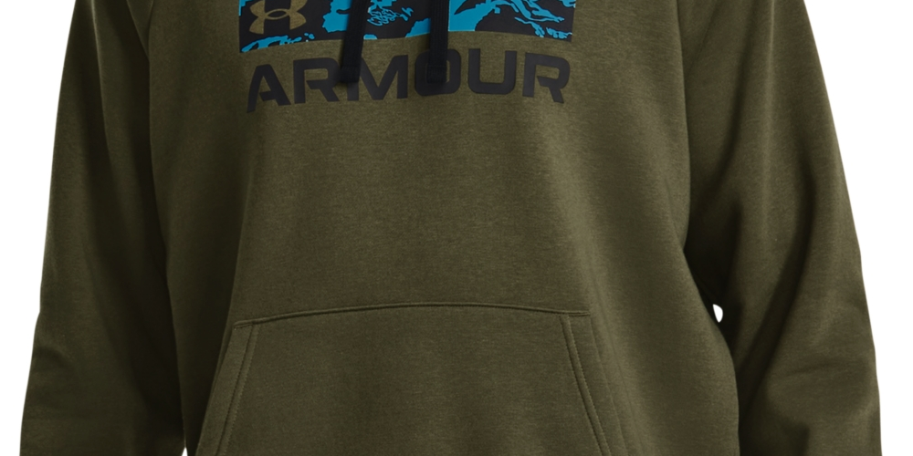 Moletom Under Armour Rival Signature Masculino Verde Tamanho 2XL
