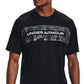 Camiseta Under Armour Masculina Ua Tech Logo Preta Tamanho P