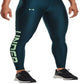 Leggings Under Armour Heatgear No Slip com a marca feminina, azul, tamanho X-S