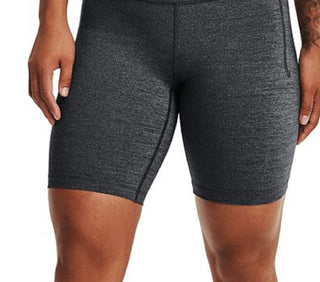 Shorts de ciclismo Under Armour Meridian mesclado feminino, preto, tamanho X-S