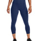 Legging Under Armour Meridian Crop Feminina Azul Tamanho Grande