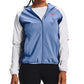 Jaqueta com capuz Under Armour Storm Woven feminina, azul, tamanho grande