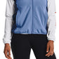 Jaqueta com capuz Under Armour Storm Woven feminina, azul, tamanho grande