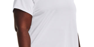 Camiseta Tech Layered Look Masculina Under Armour Branca Tamanho 16