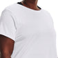 Camiseta Tech Layered Look Feminina Under Armour Branca Tamanho 2X