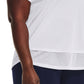 Camiseta Tech Layered Look Feminina Under Armour Branca Tamanho 2X
