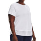 Camiseta Tech Layered Look Feminina Under Armour Branca Tamanho 2X