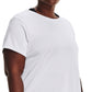 Camiseta Tech Layered Look Feminina Under Armour Branca Tamanho 3XL