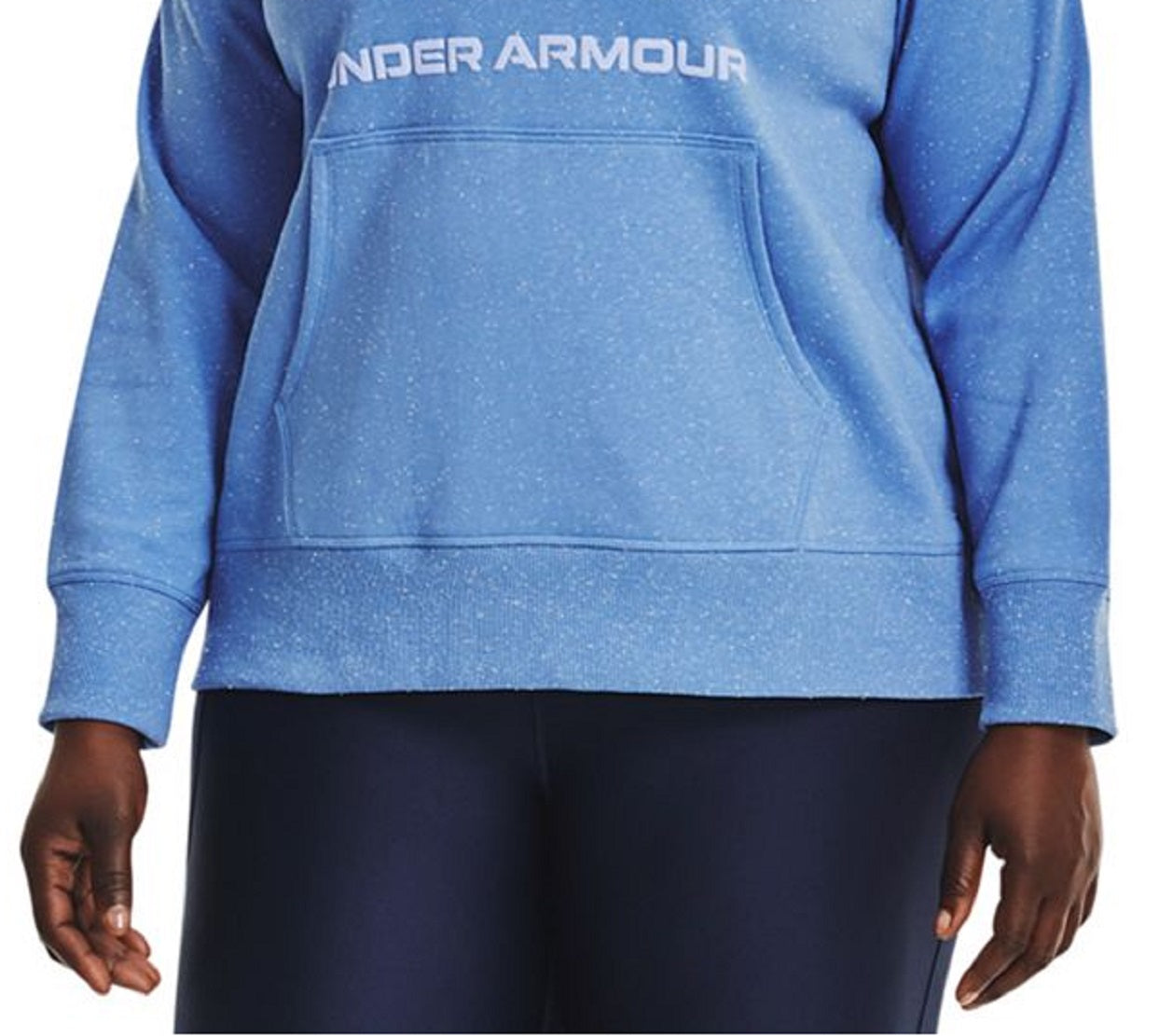 Under Armour Rival Fleece Logo Pullover Hoodie Feminino Azul Tamanho 3X