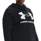 Under Armour Feminino Ua Rival Fleece Hoodie com Logotipo Preto Tamanho 2X