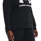 Under Armour Feminino Ua Rival Fleece Hoodie com Logotipo Preto Tamanho 3X