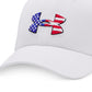 Boné de beisebol masculino Under Armour, branco, tamanho grande
