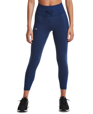 Leggings Under Armour Meridian Ribbed Ankle Femininas Azul Tamanho XX-G