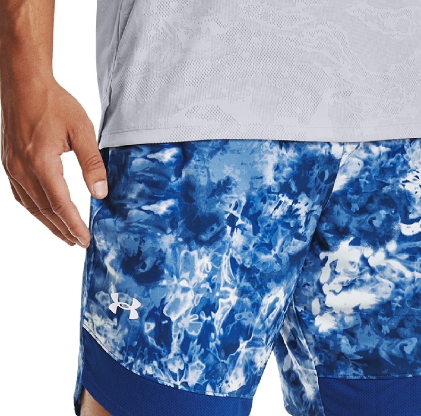 Under Armour Men's Train Stretch Pocket Performance Shorts de treino azul tamanho grande