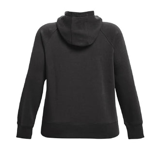 Under Armour Rival Fleece com capuz e logo grande, tamanho 2X, feminino, cinza