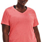 Camiseta Tech Feminina Under Armour Laranja Tamanho 2X