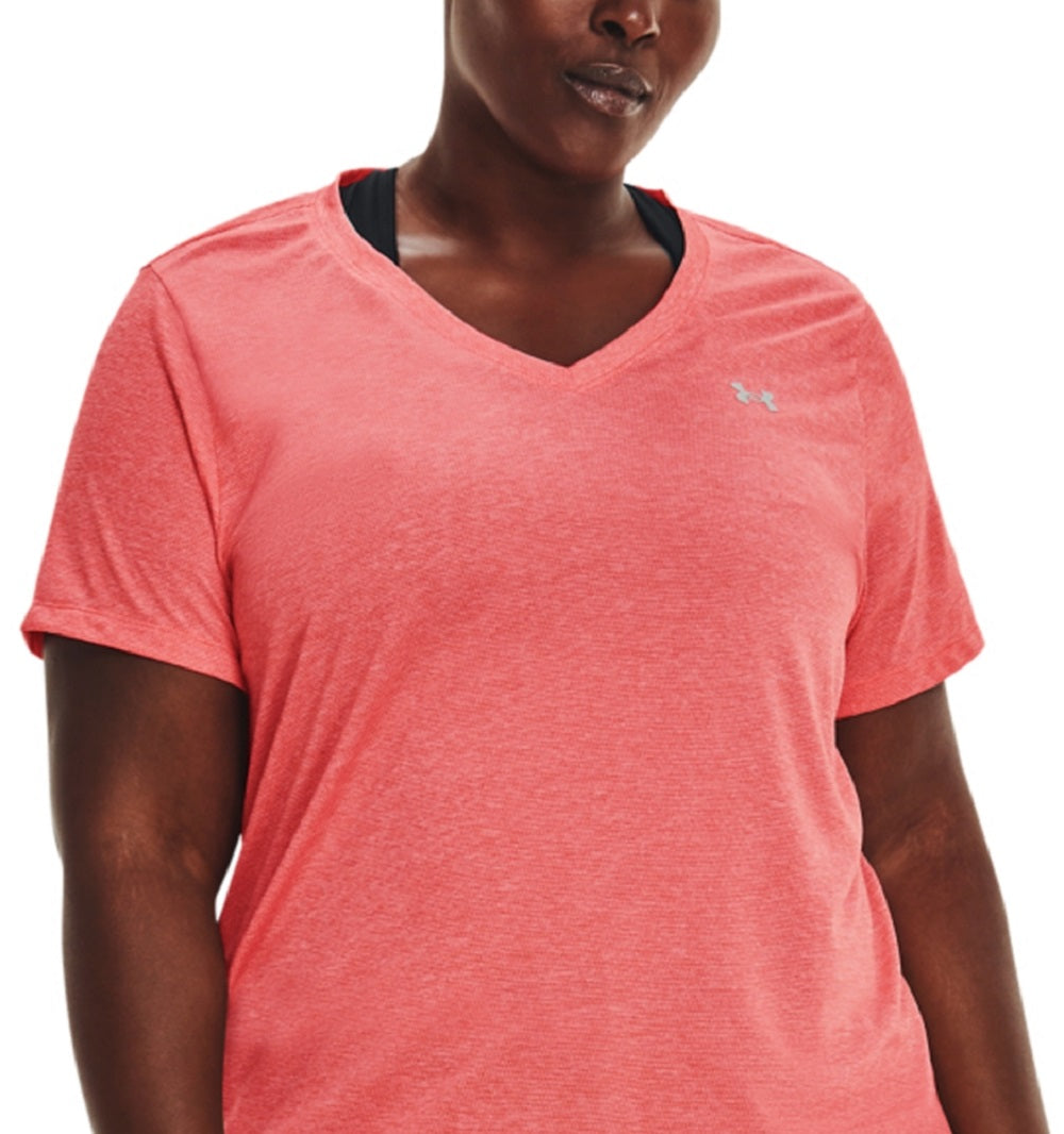 Camiseta Tech Feminina Under Armour Laranja Tamanho 2X
