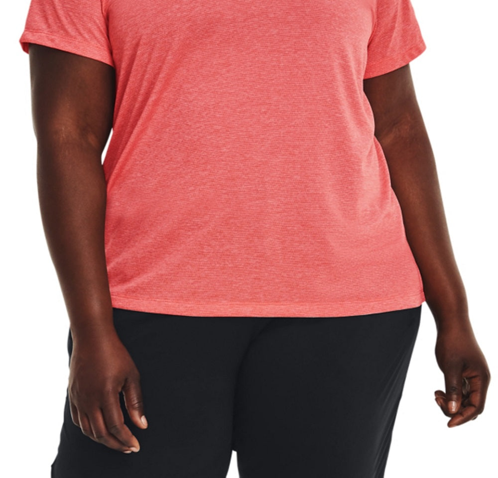 Camiseta Tech Feminina Under Armour Laranja Tamanho 2X