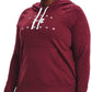 Moletom com capuz Under Armour Rival Fleece Logo Feminino Vermelho Tamanho 1X