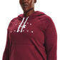 Under Armour Rival Fleece Hoodie Feminino Vermelho Tamanho 2X
