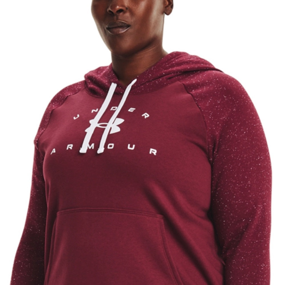 Under Armour Rival Fleece Hoodie Feminino Vermelho Tamanho 2X