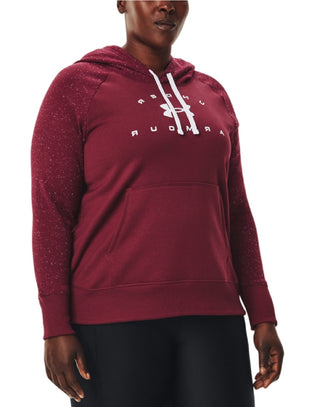 Under Armour Rival Fleece Hoodie Feminino Vermelho Tamanho 2X