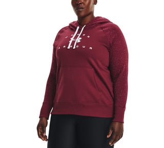 Under Armour Rival Fleece Hoodie Feminino Vermelho Tamanho 2X