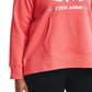 Moletom com capuz feminino Under Armour Rival Fleece laranja tamanho 1X