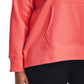 Moletom com capuz Under Armour Rival Fleece feminino laranja tamanho 2X