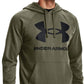 Under Armour Rival Fleece Big Logo Hoodie Masculino Verde Tamanho Pequeno