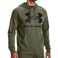 Under Armour Rival Fleece Big Logo Hoodie Masculino Verde Tamanho Pequeno