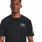 Camiseta masculina Under Armour Freedom Flag, preta, tamanho pequeno