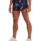 Shorts Under Armour Fly By Printed Feminino Azul Tamanho Grande