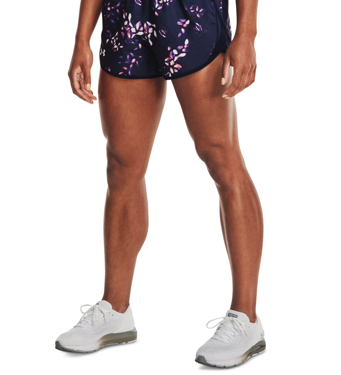 Shorts Under Armour Fly By Printed Feminino Azul Tamanho Grande